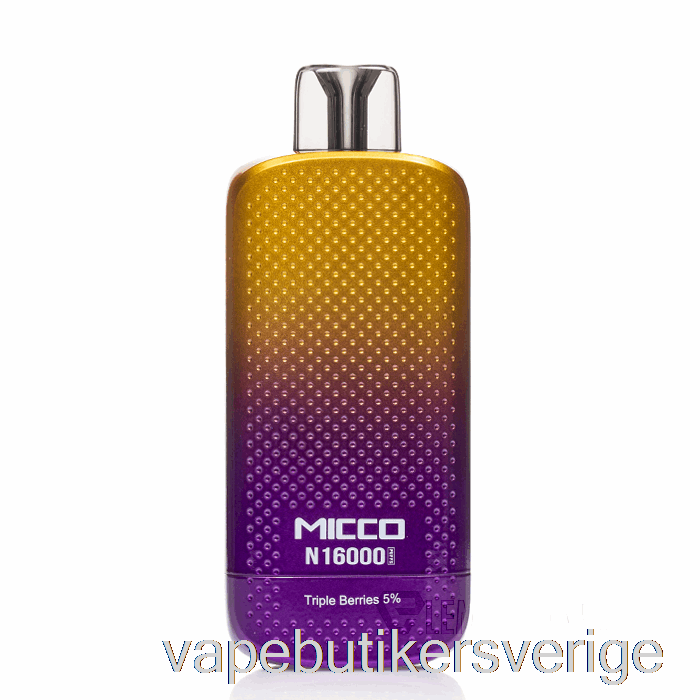 Vape Sverige Horizontech Micco N16000 Engångs Trippelbär
